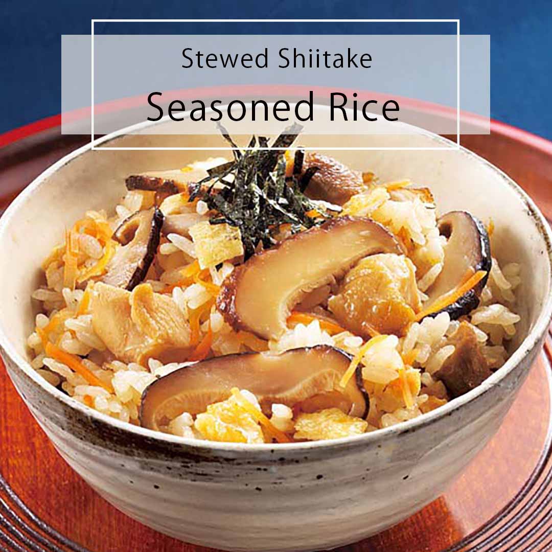 Japanese Mixed Rice with Simmered Shiitake