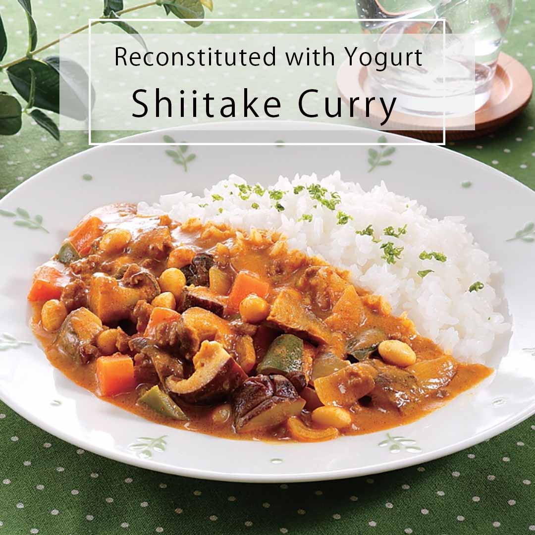 Curry with Yogurt Soybeans and Shiitake