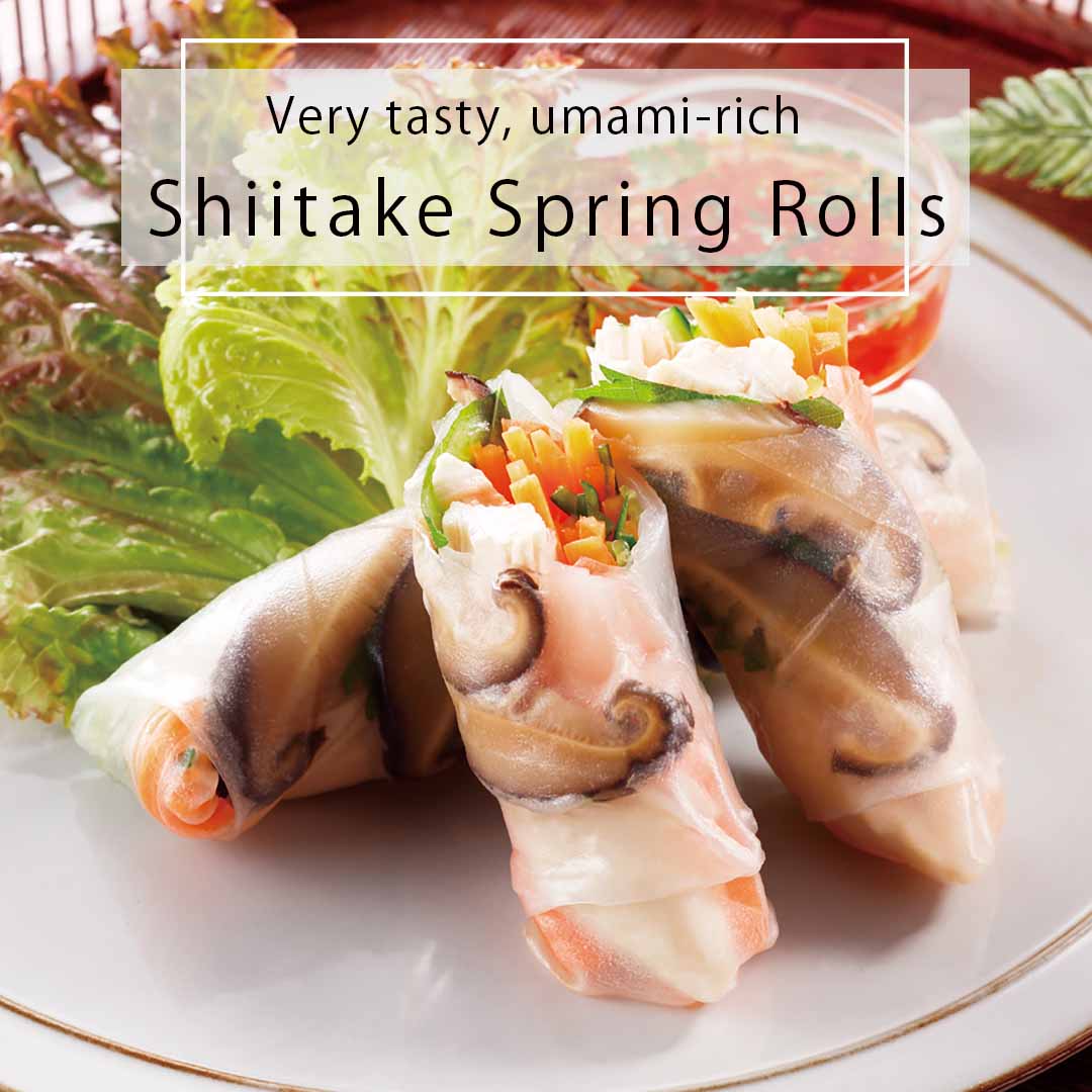 Shiitake Fresh Spring Rolls